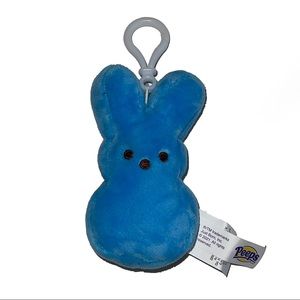 Peeps 4” Plush Clip On Backpack/Lanyard Keychain Blue